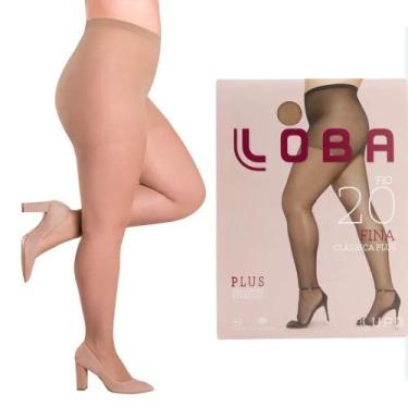 Imagem de Meia Calça Lupo Fio 20 05795 Plus - Pó de Arroz, Natural, XG