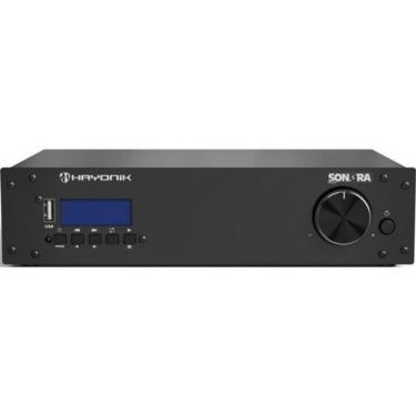 Imagem de Amplificador de Áudio Sonora 600 60W Rms com Bluetooth Entrada Óptica Usb Fm e Saída para Subwoofer Hayonik