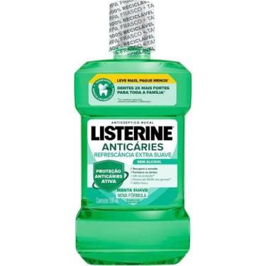 Imagem de Enxaguante Antisséptico Bucal Listerine Anticáries Zero Álcool 500ml