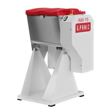 Imagem de Amassadeira Semirrápida Lenta Basculante Até 15kg Am 15 G2 Profissional Bivolt em Aço Carbono e Aço Inox G.Paniz