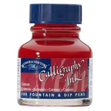 Imagem de Winsor & Newton Calligraphy Tinta para Caligrafia, Vermelho (Crimson),