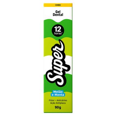 Imagem de Gel Dental Super 12 Horas Cimed Melão e Menta 90g