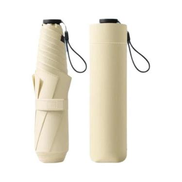 Imagem de Guarda-chuva Japonês Ultra-leve De 125g, Dobrável Em 3 Partes, Com 6 V