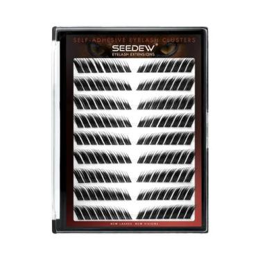 Imagem de SEEDEW Fox Style Cílios Postiços Sem Cola Cílios Haste Fina DIY Extens