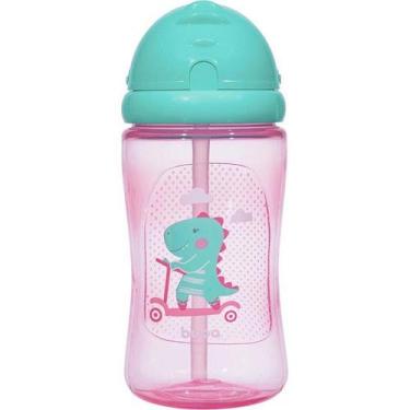 Imagem de Squeeze Dino Patinete Rosa 400ml Flipt - Buba
