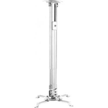 Imagem de Suporte Projetor Com Ajuste De Altura Pro1100 Branco Elg