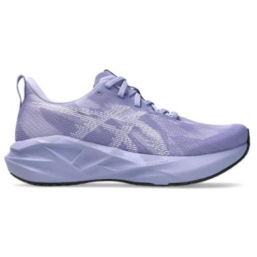 Imagem de Tênis Asics Novablast 5 Feminino, Lilás, Branco, 37