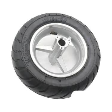 Imagem de Roda Traseira 110/50-6.5 com Aro e Pneu Sem Câmara para Mini Moto 47cc