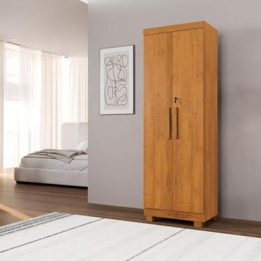 Imagem de Armário Multiuso 2 Portas com Chave 100% MDF Toronto Yescasa Cinamomo