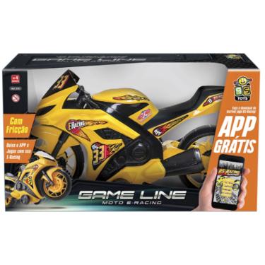 Imagem de Bs toys - Game Line - Moto E-Racing - Amarelo