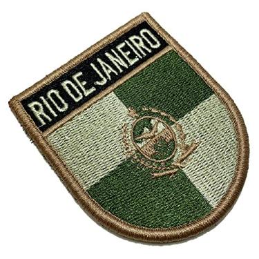 Imagem de BE0136EV03 Bandeira Rio de Janeiro Bordado Fecho Contato