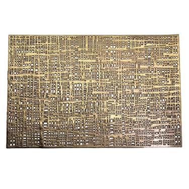 Imagem de Tuut Lugar Americano Trama 45x30cm Dourado – Elegante e Sofisticado