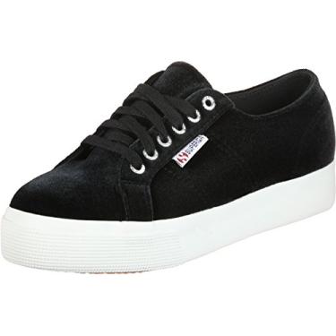 Imagem de Superga Tênis feminino 2905 COTW Linea, Preto 999, 9 Women/9 Men