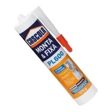 Imagem de COLA CASCOLA MONTA E FIXA PL600 INTERNO EXTERNO 375g FORTE