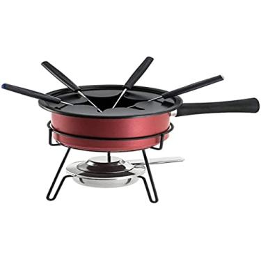 Imagem de FormaInox Conjunto Para Fondue Completo Anti-aderente Vermelho