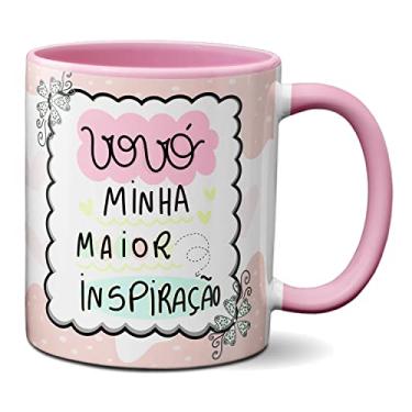 Imagem de Caneca Presente Dia Dos Avós Vovó Minha Maior Inspiração (Rosa)