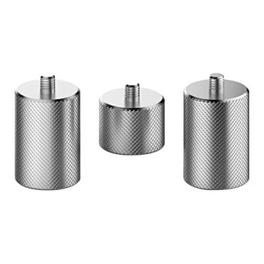 Imagem de Wemay Contrapeso compatível com DJI OSMO Mobile 3 OM 4 3pcs Metal Counter Weight 50g Hand -held Gimbal Stabilizer Applied Balance Anamórfico Len para captura de vídeo em smartphone