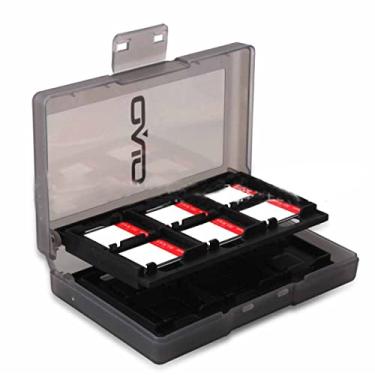 Imagem de TECKEEN Estojo de cartas de jogo 24 em 1 mini estojo rígido portátil caixa de armazenamento de acessórios de viagem para interruptor