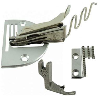 Imagem de Aparelho Fazer Viés Completo 50mm Máquina Reta Industrial