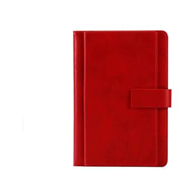 Imagem de A5 Retro Notebook Business Capa Dupla Bloco de Notas Agenda Planner Diário Material de Escritório Material para Estudantes, A5, Vermelho, 1 PCS