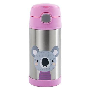 Imagem de Garrafa Térmica Inox 270Ml Rosa Coala Clingo