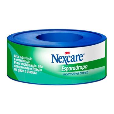 Imagem de Esparadrapo Impermeável Nexcare Branco 12mm x 3m com 1 Unidade