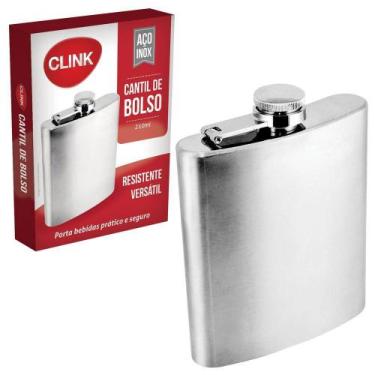 Imagem de Cantil De Bolso 210ml  - Clink