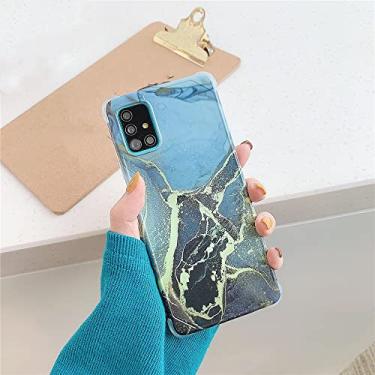 Imagem de Capa de mármore de luxo para samsung galaxy s20 fe note 20 ultra a51 a71 s10 note 10 plus a50 a10 a20 s21 s22 capa à prova de choque de silicone, 1, para a50 ou a30s ou a50s
