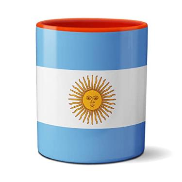 Imagem de Caneca Bandeira Argentina Copa do Mundo Futebol Países (Vermelha)