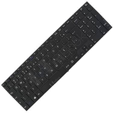 Imagem de Teclado Sony Vaio SVF15214CXB SVF15214CXW Preto Shift Grande
