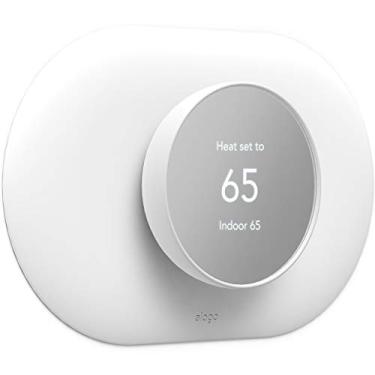 Imagem de Capa para placa de parede da Elago, compatível com o termostato Google Nest 2020 [branca]
