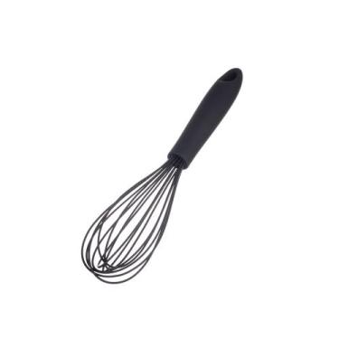 Imagem de Batedor De Claras Manual Fouet Silicone Preto Cozinha 1Un - Weck