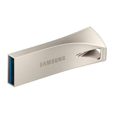 Imagem de Samsung BAR Plus 64 GB - 300 MB/s USB 3.1 Flash Drive Champagne Silver (MUF-64BE3/AM)
