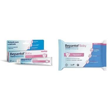 Imagem de Kit 5 Bepantol Baby Lenços Umedecidos + Bepantol Baby Creme Preventivo de Assaduras Para Bebês 60G