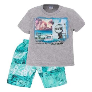 Imagem de Conjunto Camiseta Com Bermuda Fakini Ref. 6200