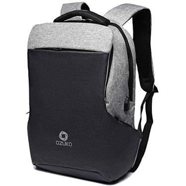 Imagem de Mochila de ombro Mochila multifuncional Bolsa para laptop Mochila de viagem, tecido, suave ao toque, confortável e durável