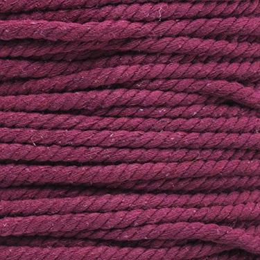 Imagem de Corda de algodão natural torcido - 1/10 polegada - cores sólidas - disponível em comprimentos de 3 metros, 7,5 m, 1,5 m e 30 m