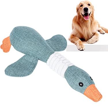 Imagem de LZKW Ganso, brinquedo leve para mastigar cães para casa (azul marinho)