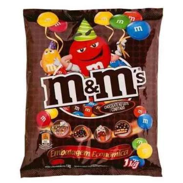 Imagem de Chocolate Confeito M&Ms Ao Leite 1Kg - Mars