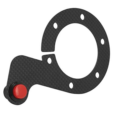 Imagem de Botão externo da buzina, materiais de, versão com dois botões Botão da buzina em fibra de carbono, Características estáveis ​​Garantia de qualidade Trabalhador de manutenção(1)