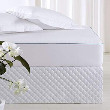 Imagem de Protetor Colchão Antistress Impermeável - Casal Altenburg Anti stress Branco Casal 100% Poliéster/ 100% Poliuretano