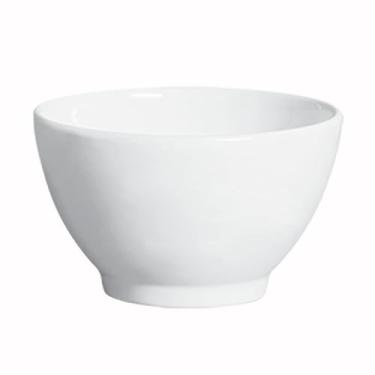 Imagem de Bowl Tigela Cumbuca Sopeira Sobremesa Cerâmica Redondo 700ml (Branco)