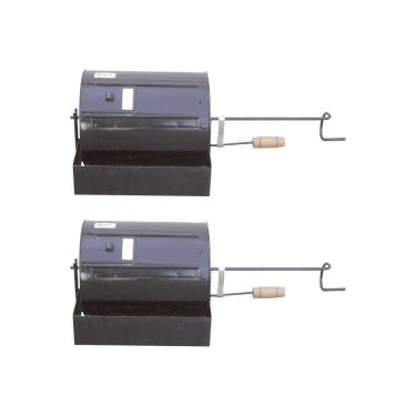 Imagem de Kit Torrador De Café E Grãos Com 2 Peças Cilindrico 6 Litros - Cor: Preto