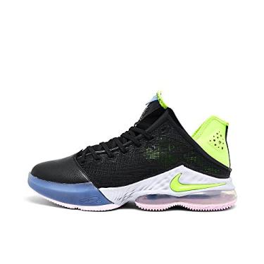 Imagem de Nike Tênis de basquete Lebron 19 Low, Preto/Verde Fantasma - Roxo Pulse, 9