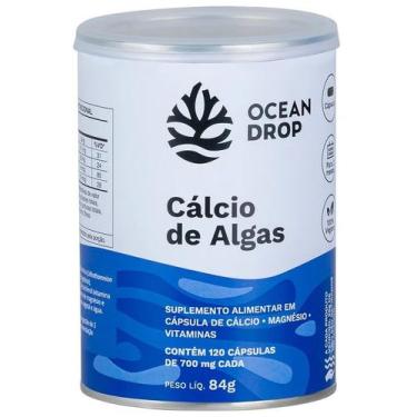 Imagem de Suplemento Alimentar Cálcio De Algas Marinhas 120 Cápsulas 700Mg Ocean