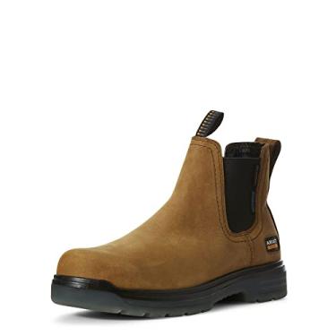 Imagem de Bota masculina Ariat Turbo Chelsea H2O com bico de carbono, Aged Bark, 8.5