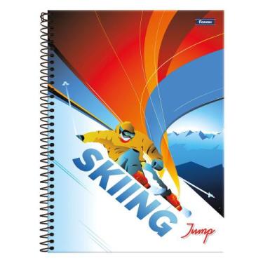 Imagem de Caderno Jump - Skiing - 15 Matérias - Foroni