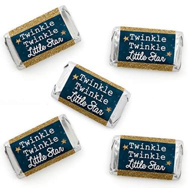 Imagem de Twinkle Twinkle Little Star – Mini adesivos para doces – chá de bebê ou festa de aniversário – 40 unidades