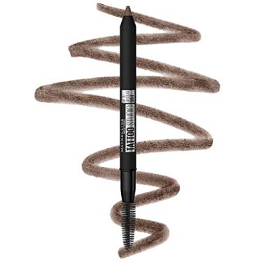 Imagem de Maybelline TattooStudio Waterproof Eyebrow Pencil, 257 MEDIUM BROWN, 0.026 Oz.
