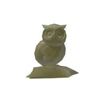 Imagem de Coruja Pet Decoração 3D